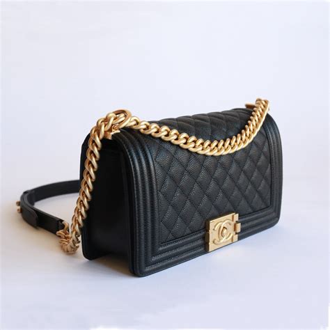 chanel le boy bag caviar leather|CHANEL .